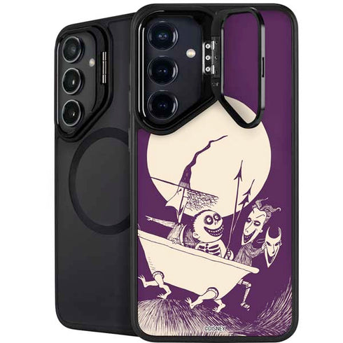 Disney The Nightmare Before Christmas Lock Shock and Barrel Art Galaxy S25 Kickstand Case