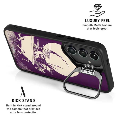 Disney The Nightmare Before Christmas Lock Shock and Barrel Art Galaxy S25 Plus Kickstand Case