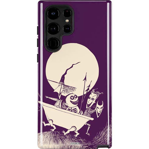 Disney The Nightmare Before Christmas Lock Shock and Barrel Art Galaxy S25 Ultra Impact Case