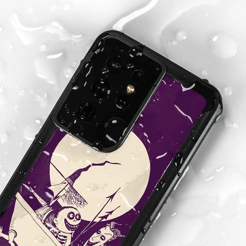 Disney The Nightmare Before Christmas Lock Shock and Barrel Art Galaxy S24 Ultra Waterproof Case