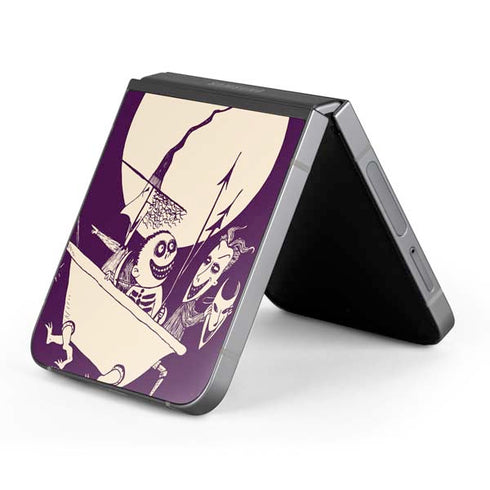 Disney The Nightmare Before Christmas Lock Shock and Barrel Art Galaxy Z Flip6 Skin