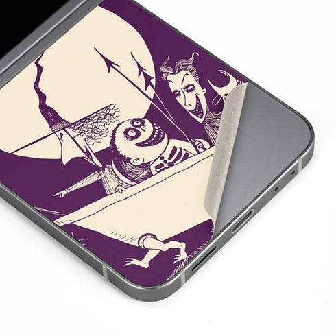 Disney The Nightmare Before Christmas Lock Shock and Barrel Art Galaxy Z Flip6 Skin