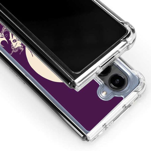 Disney The Nightmare Before Christmas Lock Shock and Barrel Art Galaxy Z Fold5 5G Clear Case