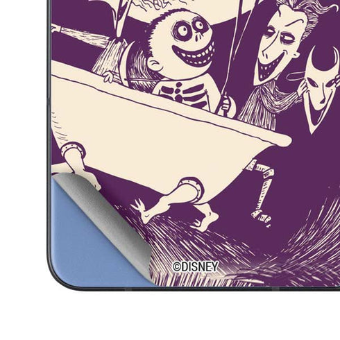 Disney The Nightmare Before Christmas Lock Shock and Barrel Art Galaxy Z Fold5 5G Skin