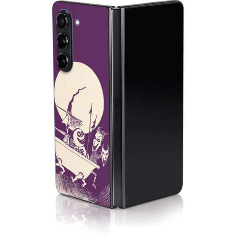 Disney The Nightmare Before Christmas Lock Shock and Barrel Art Galaxy Z Fold5 5G Skin