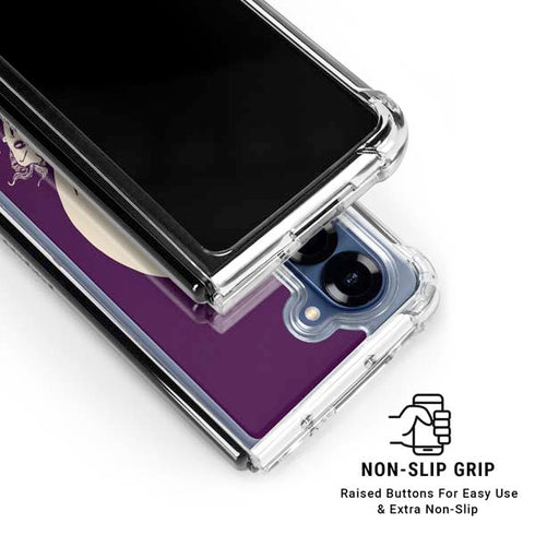 Disney The Nightmare Before Christmas Lock Shock and Barrel Art Galaxy Z Fold6 Clear Case