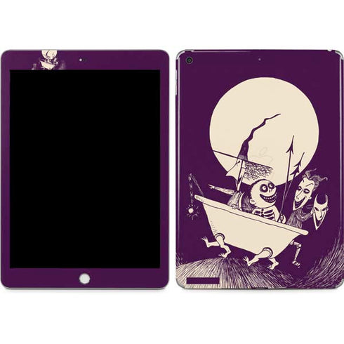 Disney The Nightmare Before Christmas Lock Shock and Barrel Art Apple iPad Skin
