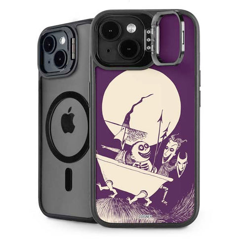 Disney The Nightmare Before Christmas Lock Shock and Barrel Art iPhone 14 Plus Kickstand Case