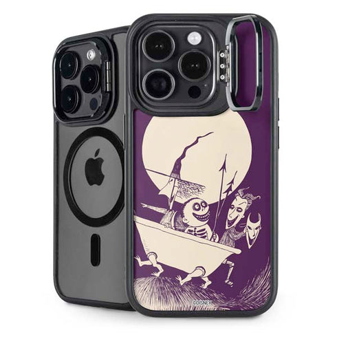Disney The Nightmare Before Christmas Lock Shock and Barrel Art iPhone 14 Pro Kickstand Case