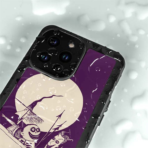 Disney The Nightmare Before Christmas Lock Shock and Barrel Art iPhone 15 Pro Waterproof Case