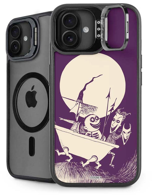 Disney The Nightmare Before Christmas Lock Shock and Barrel Art iPhone 16 Kickstand Case