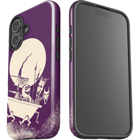 Disney The Nightmare Before Christmas Lock Shock and Barrel Art iPhone 16 Plus Impact Case