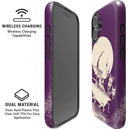 Disney The Nightmare Before Christmas Lock Shock and Barrel Art iPhone 16 Plus Magsafe Impact Case