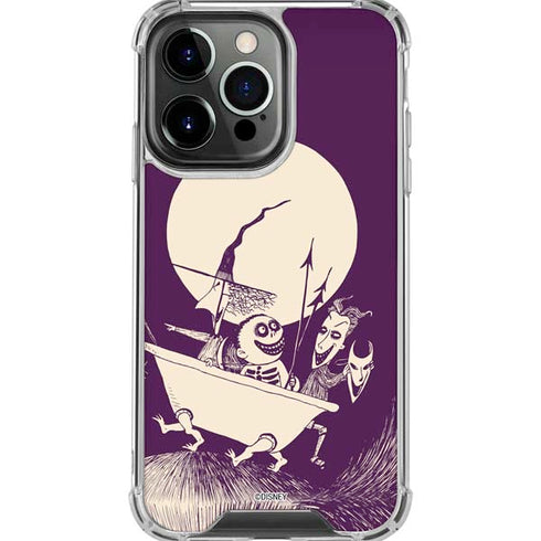 Disney The Nightmare Before Christmas Lock Shock and Barrel Art iPhone 16 Pro Max Clear Case