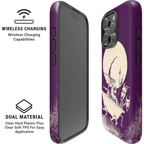 Disney The Nightmare Before Christmas Lock Shock and Barrel Art iPhone 16 Pro Max Magsafe Impact Case