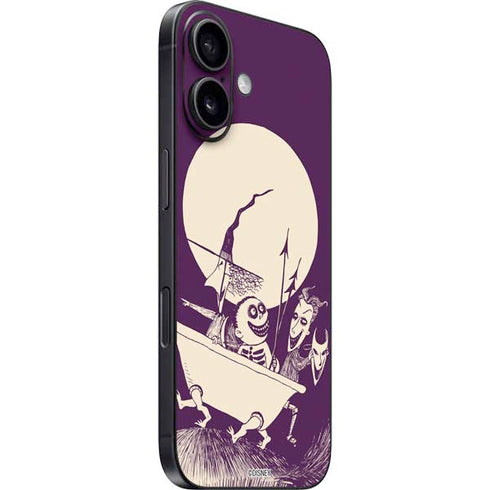 Disney The Nightmare Before Christmas Lock Shock and Barrel Art iPhone 16 Skin