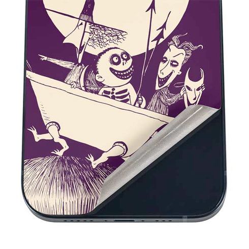 Disney The Nightmare Before Christmas Lock Shock and Barrel Art iPhone 16 Skin