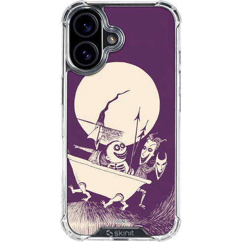 Disney The Nightmare Before Christmas Lock Shock and Barrel Art iPhone 17 Clear Case