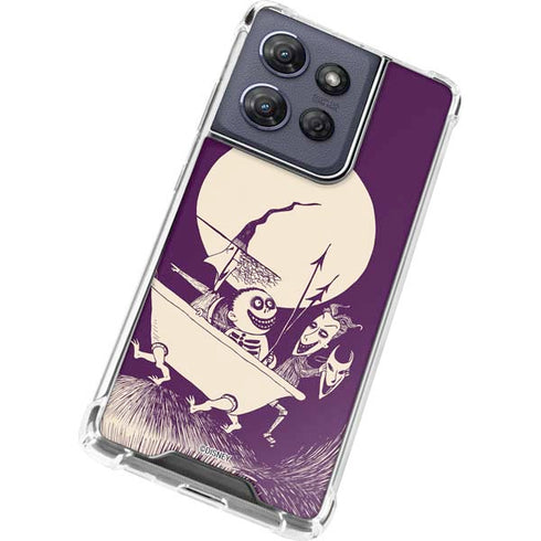 Disney The Nightmare Before Christmas Lock Shock and Barrel Art Moto G 5G (2025) Clear Case