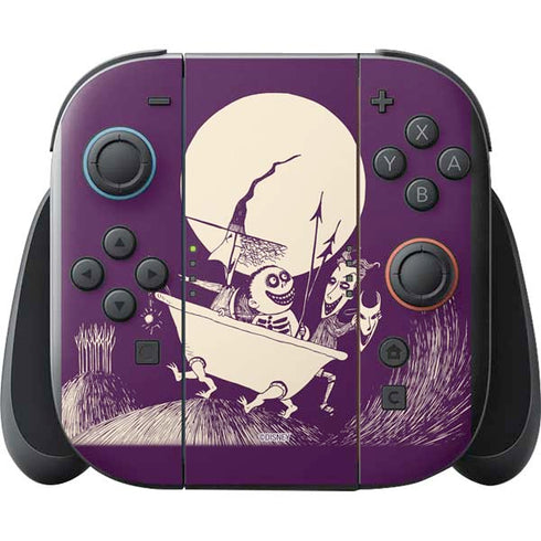 Disney The Nightmare Before Christmas Lock Shock and Barrel Art Nintendo Switch 2 (2025) with Joy-Con Skin
