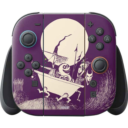 Disney The Nightmare Before Christmas Lock Shock and Barrel Art Nintendo Switch 2 (2025) Joy-Con Controller Skin