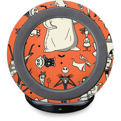 Disney The Nightmare Before Christmas Character Pattern print Fast Charge Wireless Charging Stand Skin