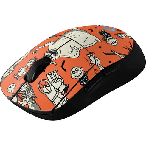 Disney The Nightmare Before Christmas Character Pattern print G Pro Wireless Gaming Mouse Skin