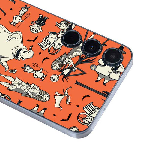Disney The Nightmare Before Christmas Character Pattern print Galaxy A35 5G Skin