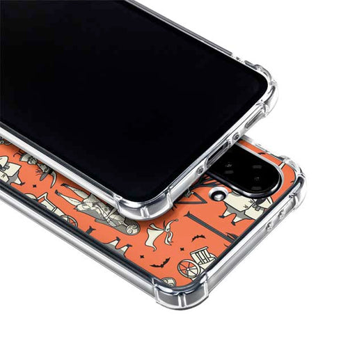 Disney The Nightmare Before Christmas Character Pattern print Galaxy A36 5G Clear Case