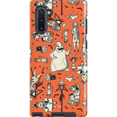 Disney The Nightmare Before Christmas Character Pattern print Galaxy Cases