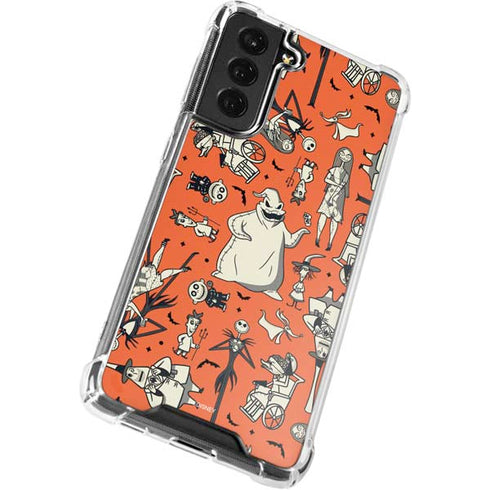Disney The Nightmare Before Christmas Character Pattern print Galaxy S22 Clear Case