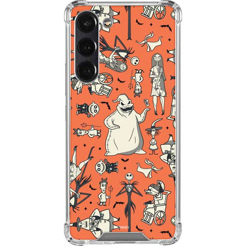 Disney The Nightmare Before Christmas Character Pattern print Galaxy S24 FE Clear Case