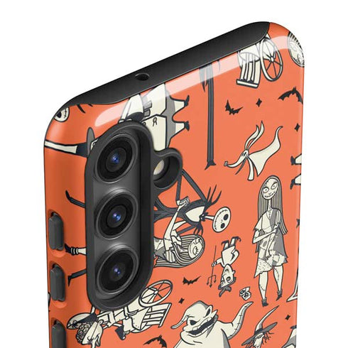 Disney The Nightmare Before Christmas Character Pattern print Galaxy S25 Impact Case