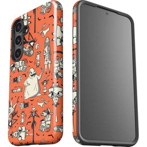 Disney The Nightmare Before Christmas Character Pattern print Galaxy S25 Impact Case