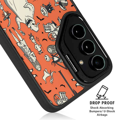 Disney The Nightmare Before Christmas Character Pattern print Galaxy S25 Kickstand Case