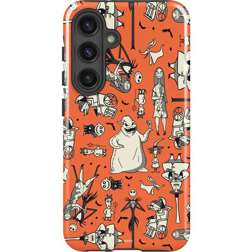 Disney The Nightmare Before Christmas Character Pattern print Galaxy S25 Plus Impact Case