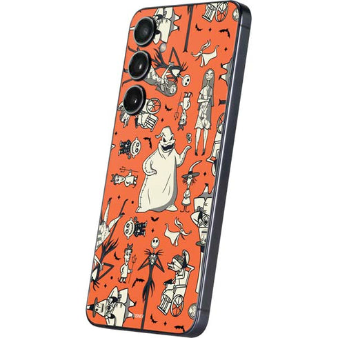 Disney The Nightmare Before Christmas Character Pattern print Galaxy S25 Plus Skin