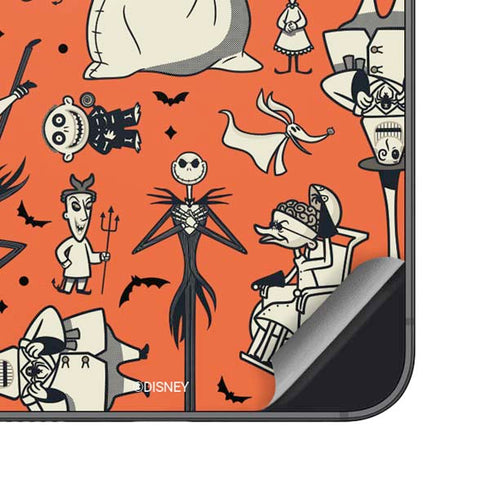 Disney The Nightmare Before Christmas Character Pattern print Galaxy S25 Plus Skin