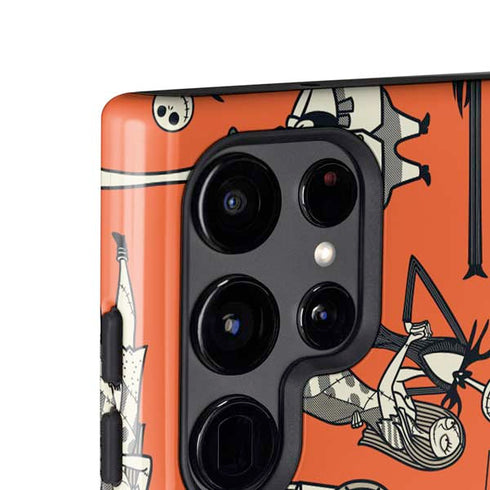 Disney The Nightmare Before Christmas Character Pattern print Galaxy S25 Ultra Impact Case