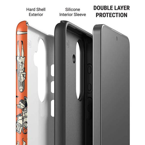 Disney The Nightmare Before Christmas Character Pattern print Galaxy S26 Plus Impact Case