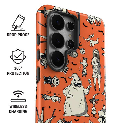 Disney The Nightmare Before Christmas Character Pattern print Galaxy S26 Ultra Impact Case