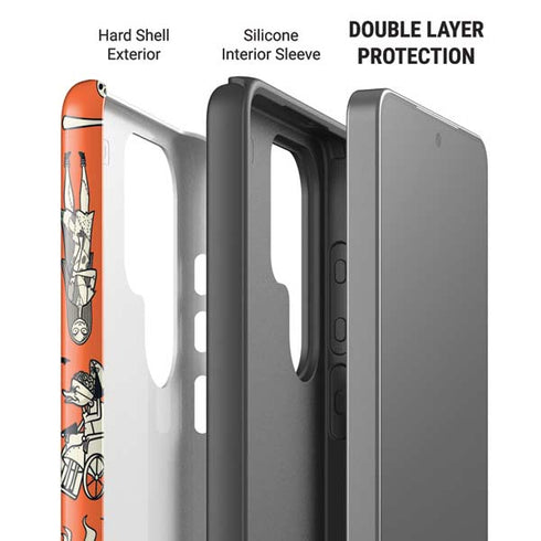 Disney The Nightmare Before Christmas Character Pattern print Galaxy S26 Ultra Impact Case