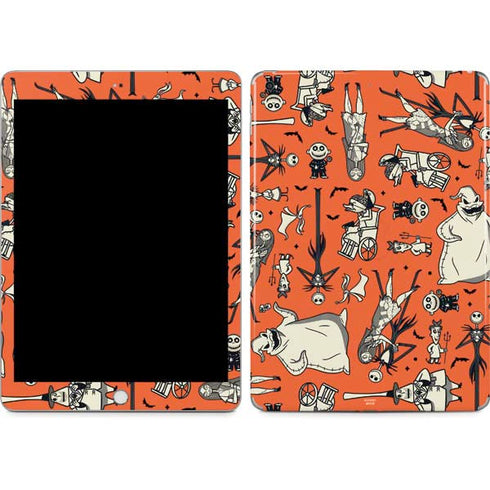 Disney The Nightmare Before Christmas Character Pattern print Apple iPad Skin