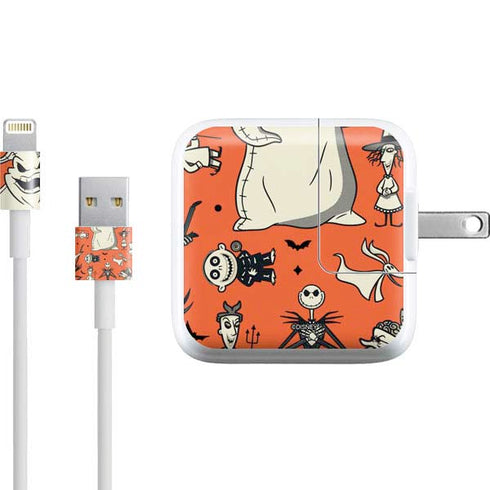 Disney The Nightmare Before Christmas Character Pattern print iPad Charger (10W USB) Skin