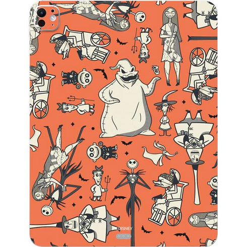 Disney The Nightmare Before Christmas Character Pattern print iPad Pro 13in M4 (2024) Skin