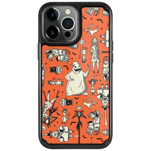Disney The Nightmare Before Christmas Character Pattern print iPhone Cases