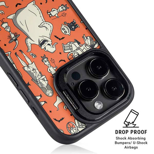 Disney The Nightmare Before Christmas Character Pattern print iPhone 15 Pro Max Kickstand Case