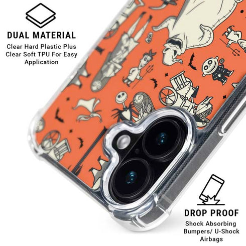 Disney The Nightmare Before Christmas Character Pattern print iPhone 16 MagSafe Case