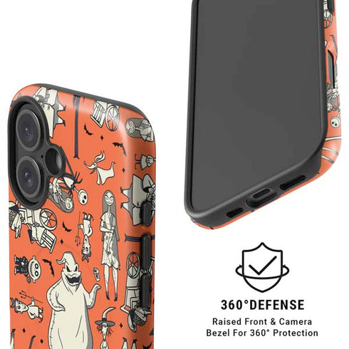 Disney The Nightmare Before Christmas Character Pattern print iPhone 16 Magsafe Impact Case