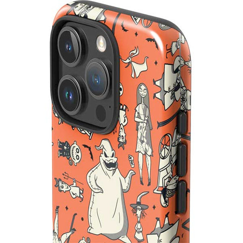 Disney The Nightmare Before Christmas Character Pattern print iPhone 16 Pro Impact Case
